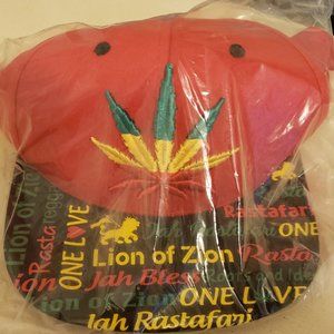 Rasta weed baseball hat NEW